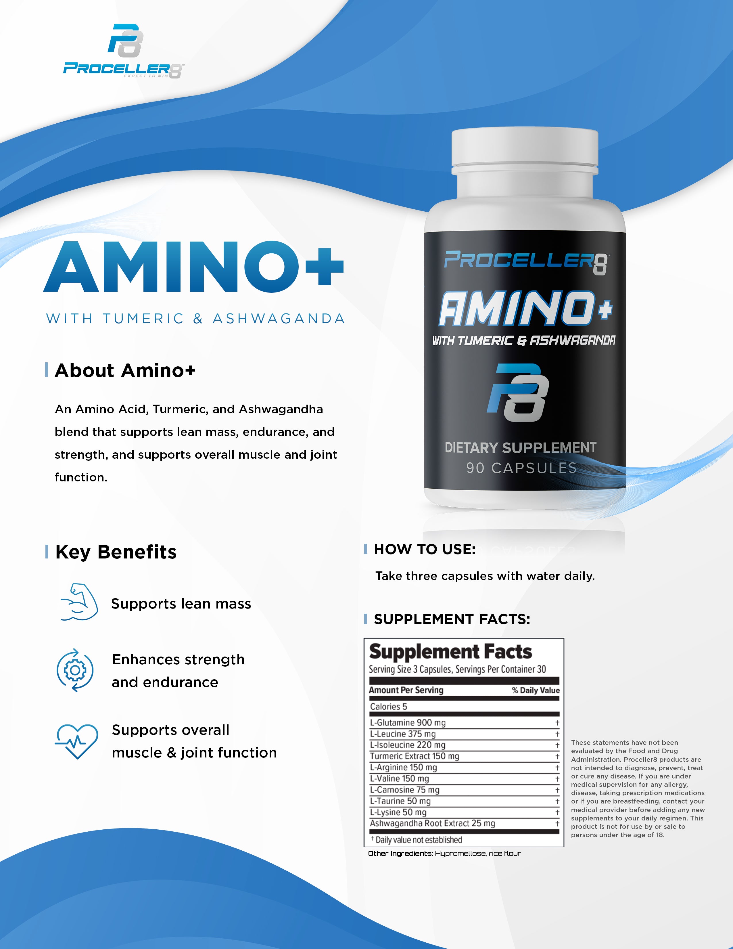 Amino+ 90 Capsules (25% OFF)