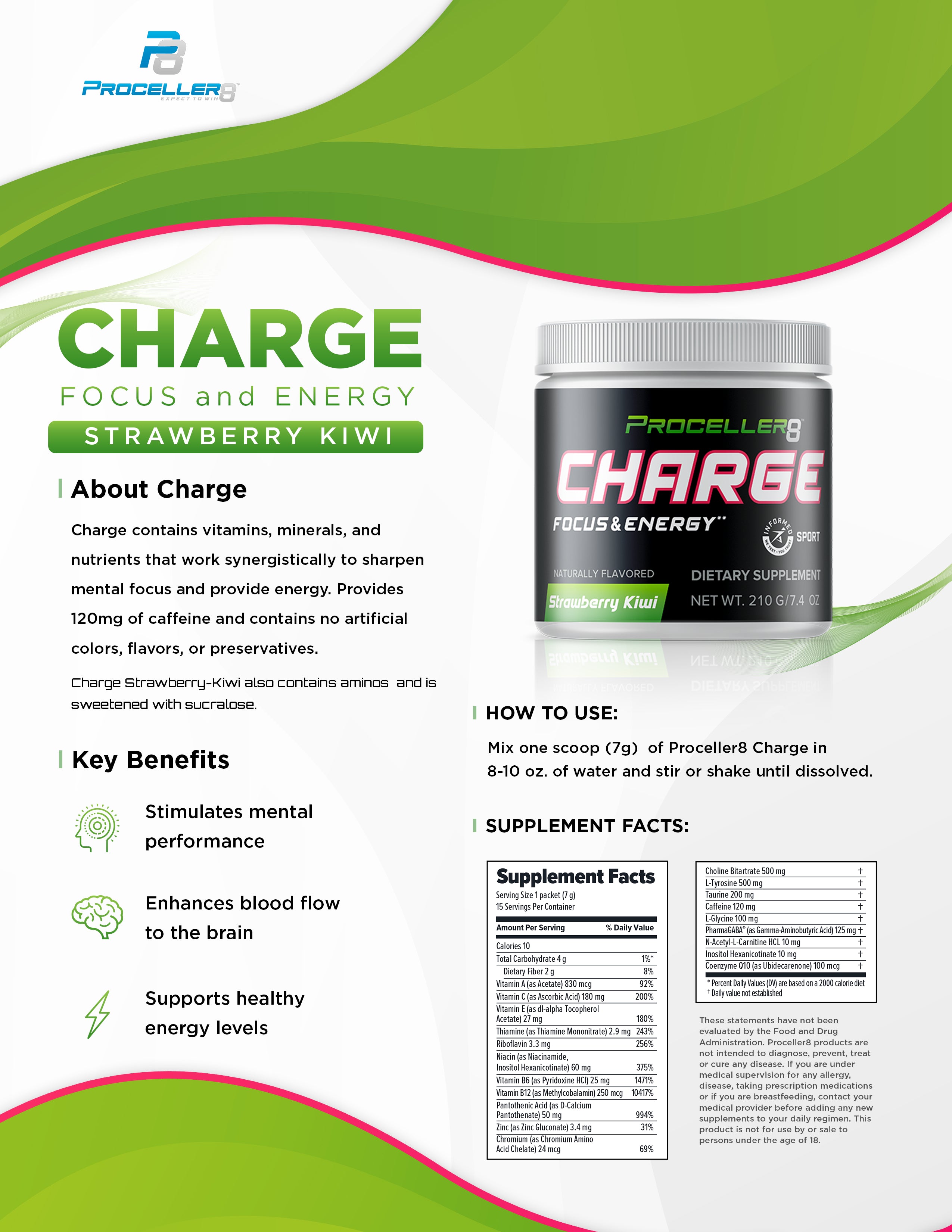 Charge Tub - Strawberry Kiwi (25% OFF)