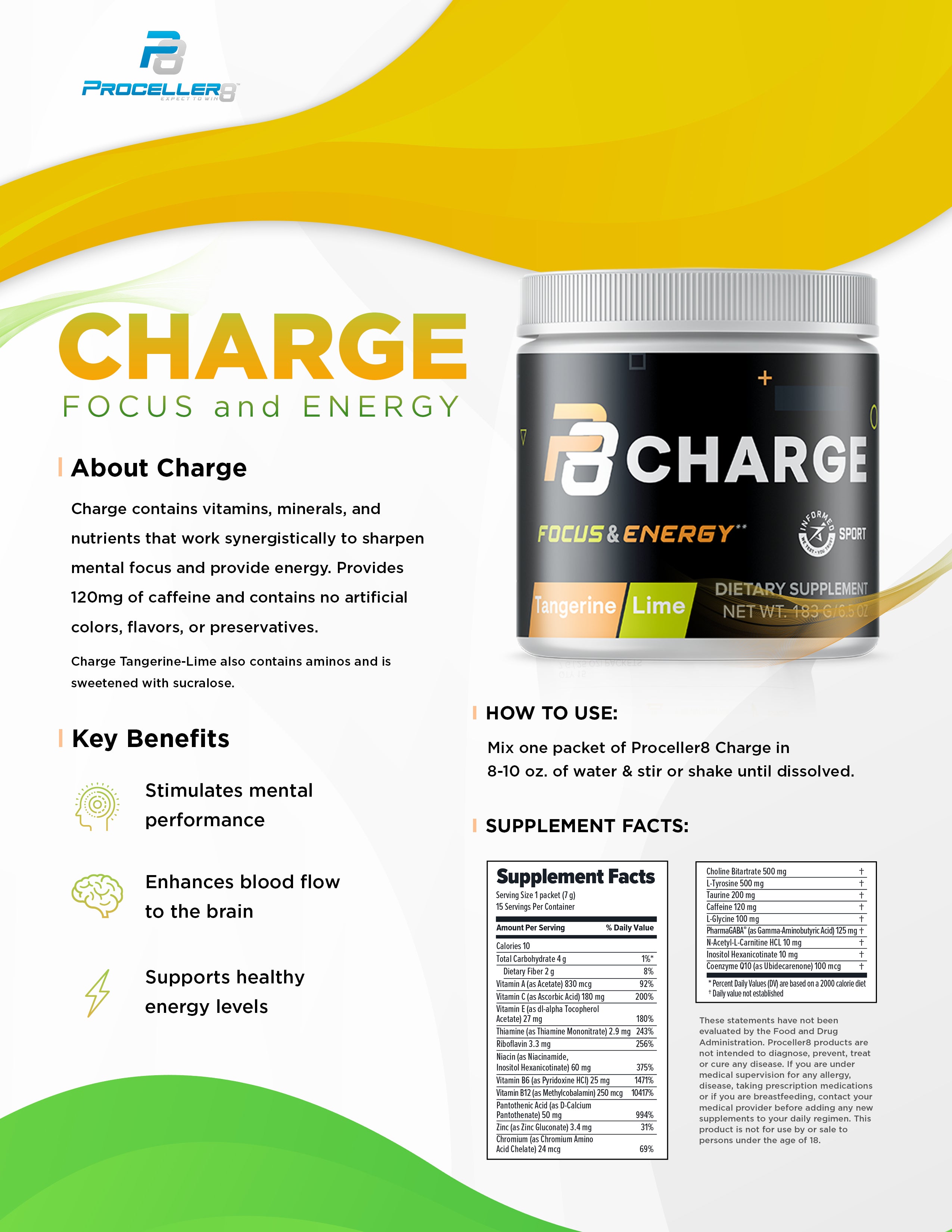 Charge Tub - Tangerine Lime (25% OFF)